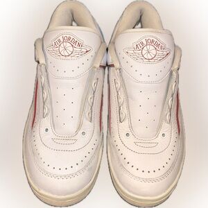 Nike Air Jordan retro 2 Low Red & Dark Powder Blue (DX4401-164) sz 7